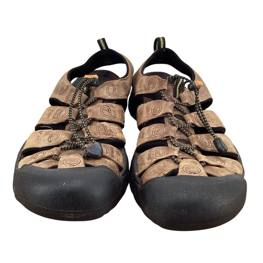 KEEN Newport Brown Leather  Men's Sz‎ 11 Waterproof Hiking Sandal